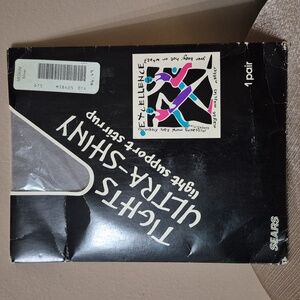 NOS vintage stirrup tights